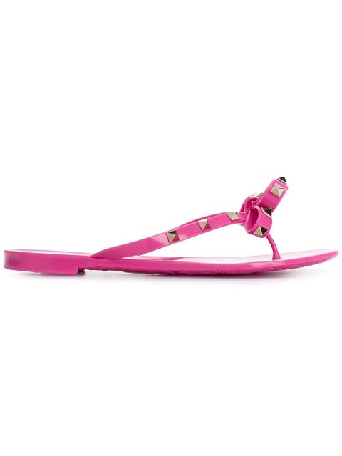 Valentino Garavani Rockstud flip flops - Pink - zdjęcie produktu nr 1