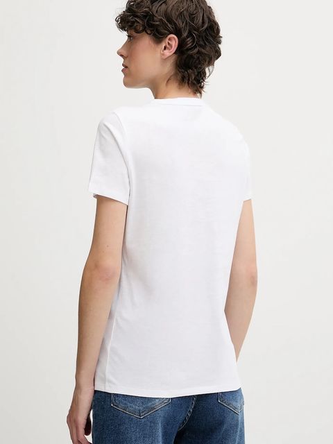 BOSS Orange t-shirt bawełniany damski kolor biały 50547547 - zdjęcie produktu nr 2