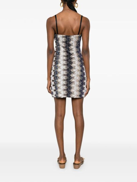 Missoni chevron mini dress - Neutrals