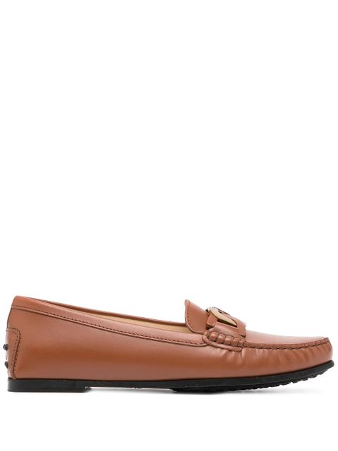 Tod's Kate leather loafers - Brown - zdjęcie produktu nr 1