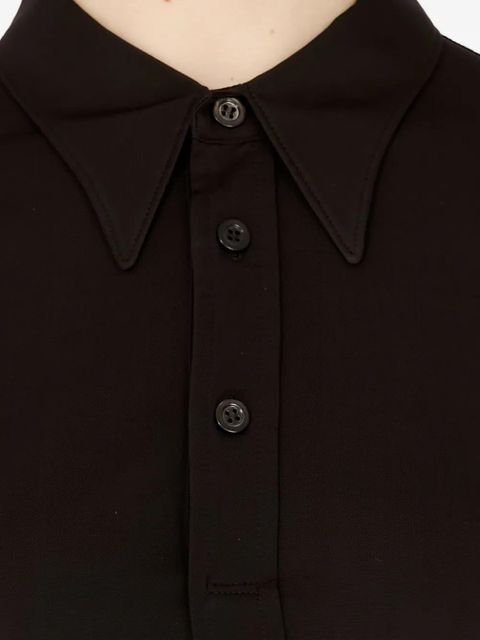 Maison Margiela three-button polo top - Brown