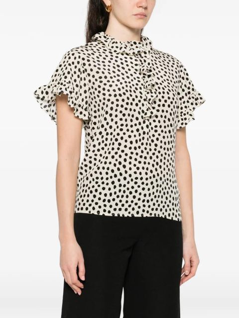 Chloé ruffled-neck blouse - White