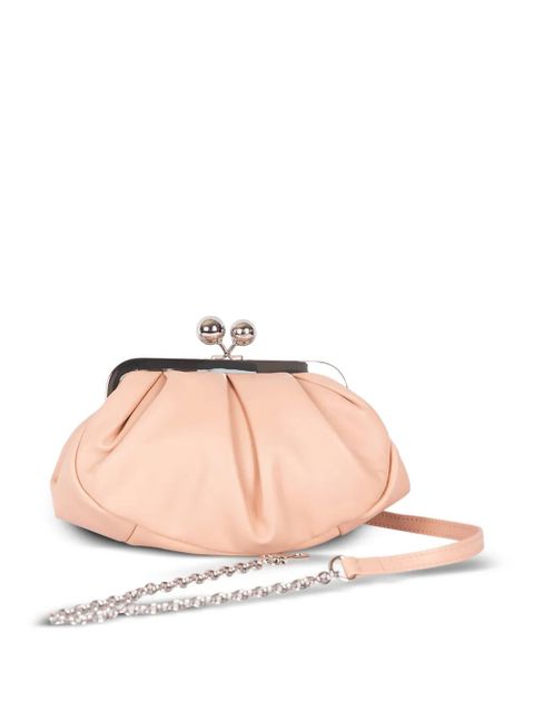 Weekend Max Mara small Pasticcino boule chain leather shoulder bag - Pink