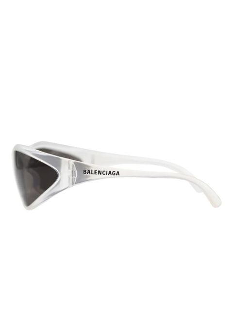 Balenciaga 90's oval-frame sunglasses - White