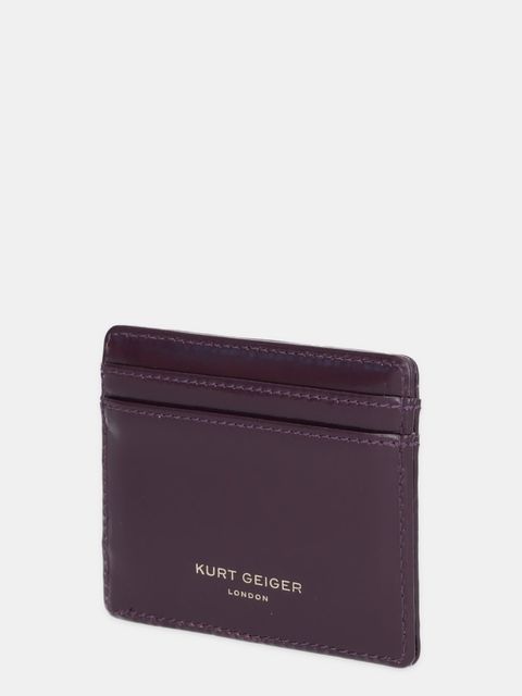 Kurt Geiger London etui na karty skórzane CHELSEA kolor fioletowy 4019790319 - zdjęcie produktu nr 2