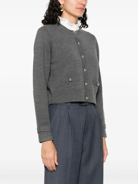 SANDRO knitted cardigan - Grey - zdjęcie produktu nr 2