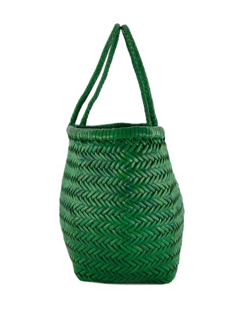 DRAGON DIFFUSION Triple Jump leather shoulder bag - Green