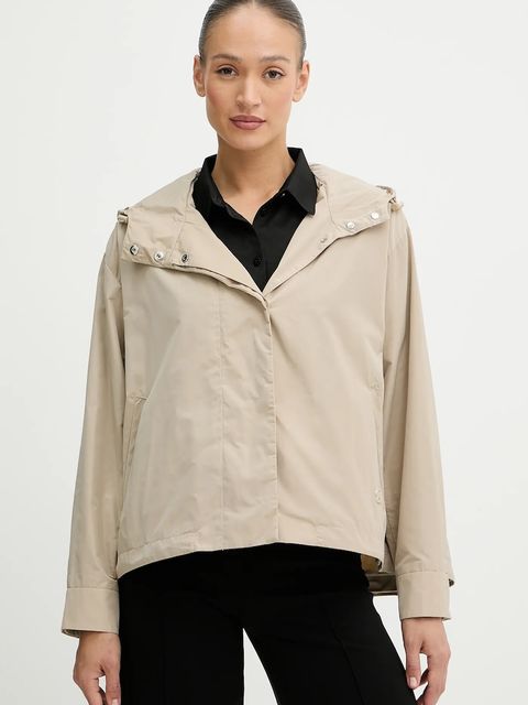 BOSS kurtka Pasiri kolor beżowy przejściowa oversize 50543245 - zdjęcie produktu nr 1