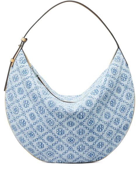 Tory Burch T Monogram shoulder bag - Blue - zdjęcie produktu nr 1