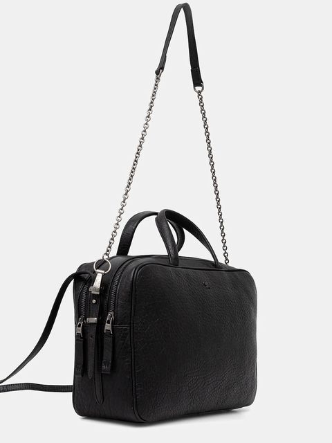 Weekend Max Mara torebka skórzana PALOS kolor czarny 2525516085600