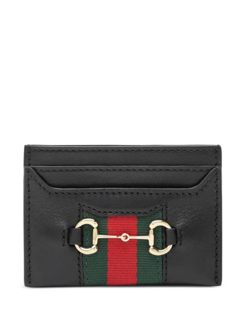 Gucci Horsebit Web cardcase - Black - zdjęcie produktu nr 1