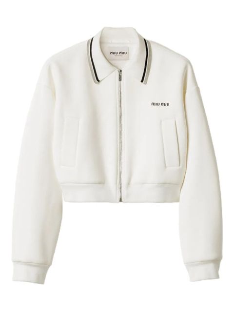Miu Miu wool-blend jacket - White - zdjęcie produktu nr 1