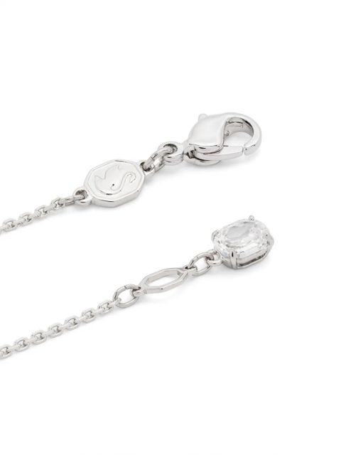 Swarovski Matrix ring-pendant necklace - Silver