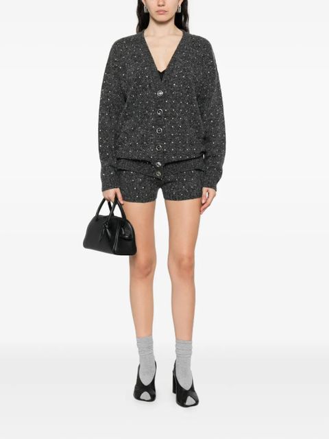 PINKO crystal-embellishment cardigan - Grey