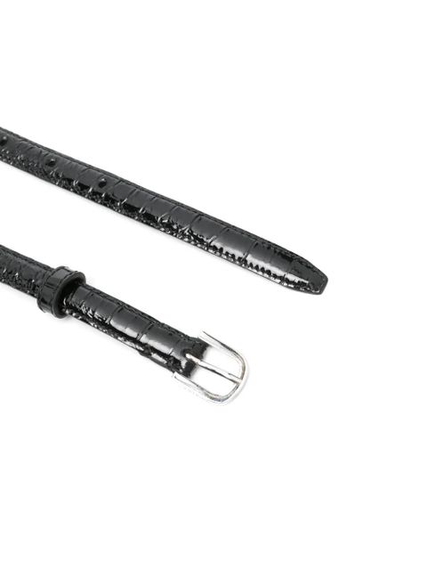 TOTEME leather belt - Black - zdjęcie produktu nr 2