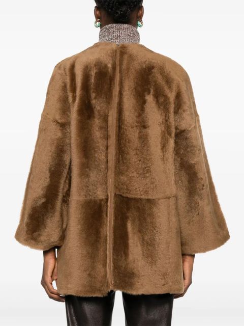 Max Mara Santos reversible jacket - Brown