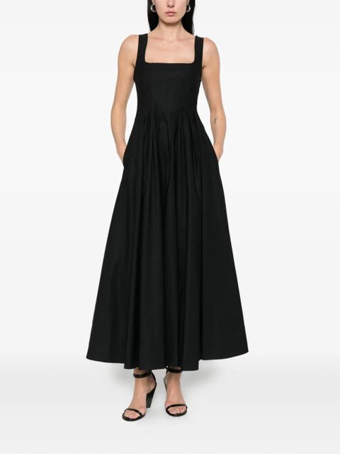 Sportmax square-neck maxi dress - Black - zdjęcie produktu nr 2