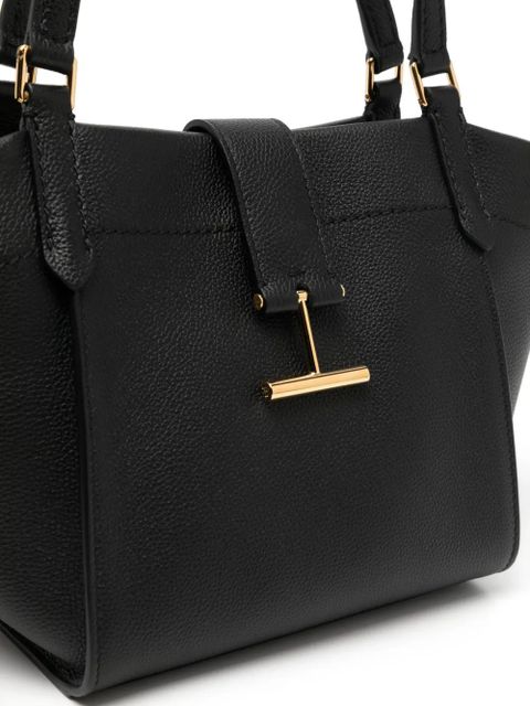 TOM FORD Tara leather tote bag - Black
