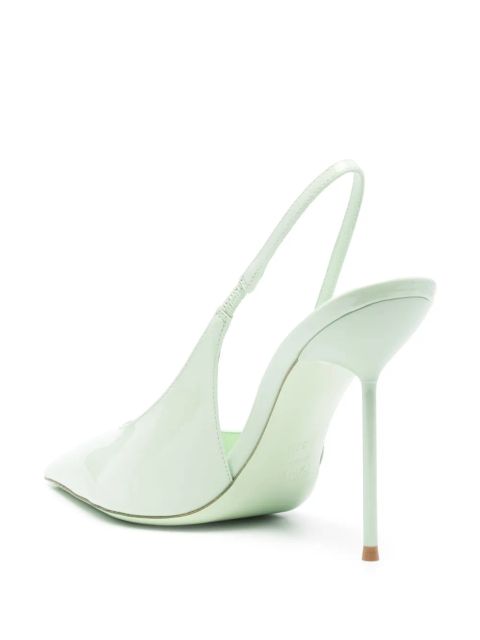 Paris Texas 105mm Lidia slingback pumps - Green