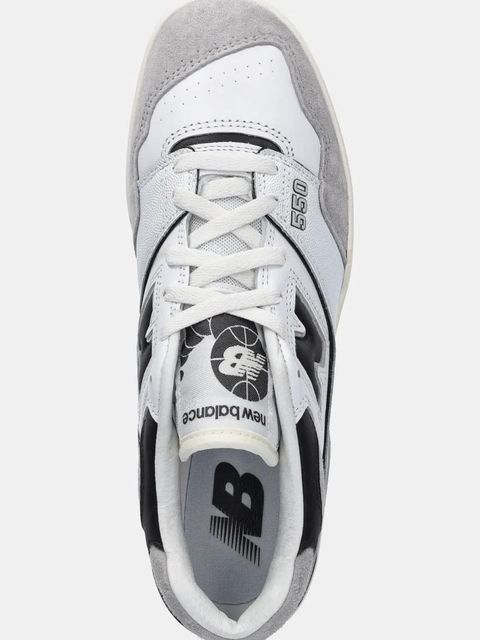 New Balance sneakersy skórzane 550 kolor biały BB550GWB