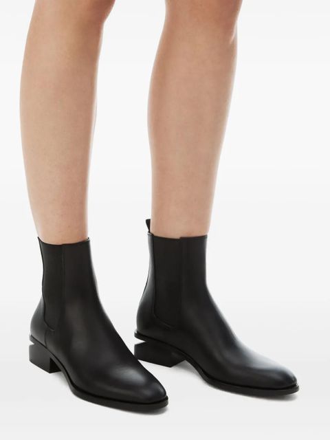 Alexander Wang 35mm Kanel leather Chelsea boots - Black