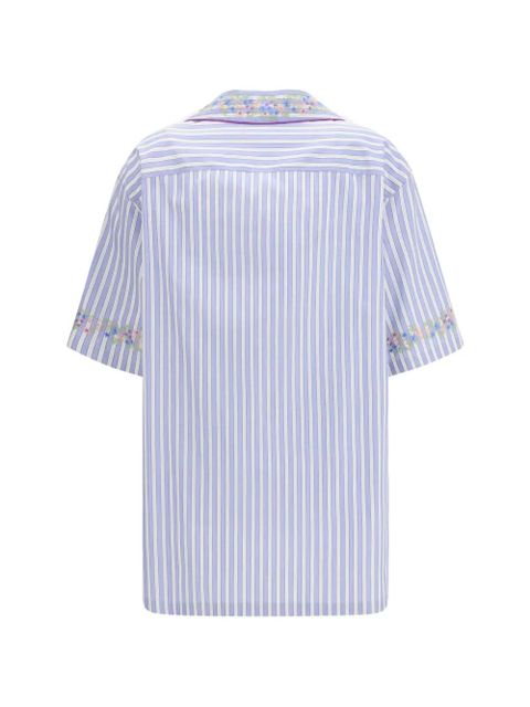 Dolce & Gabbana short-sleeved striped shirt - Blue - zdjęcie produktu nr 2
