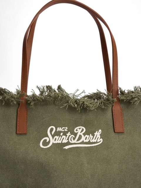 MC2 Saint Barth City frayed tote bag - Green