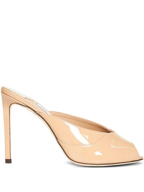Jimmy Choo 100mm Brigitte Mule heeled sandals - Neutrals - zdjęcie produktu nr 1