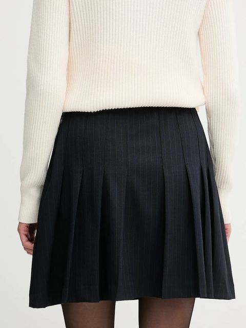 Morgan spódnica kolor granatowy mini rozkloszowana JLOUI.F