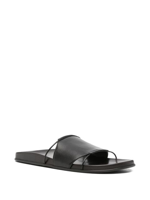 The Row Vivienne leather sandals - Brown - zdjęcie produktu nr 2