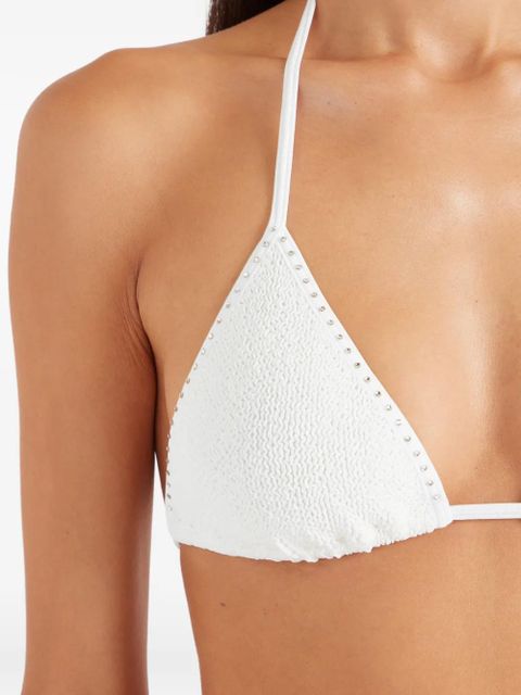 Hunza G Gina Swarovski® crystal-embellished bikini set - White - zdjęcie produktu nr 2