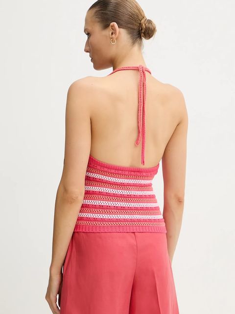 United Colors of Benetton top kolor różowy 1194EH01E