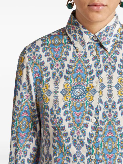 ETRO paisley-print shirt - White