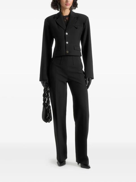 Manière De Voir Prisca cropped blazer - Black - zdjęcie produktu nr 2