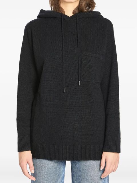 Max Mara logo-patch hoodie - Black - zdjęcie produktu nr 1