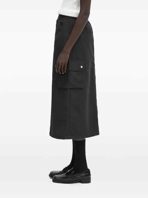 Carhartt WIP logo-patch A-line midi skirt - Black - zdjęcie produktu nr 1