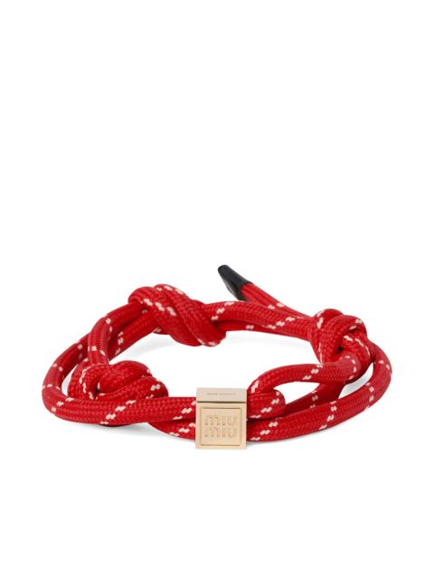 Miu Miu rope bracelet - Gold