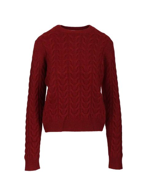 Max Mara cable-knit cashmere jumper - Red - zdjęcie produktu nr 1