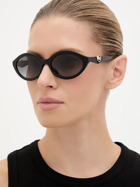 Michael Kors okulary przeciwsłoneczne damskie kolor czarny 0MK2257U