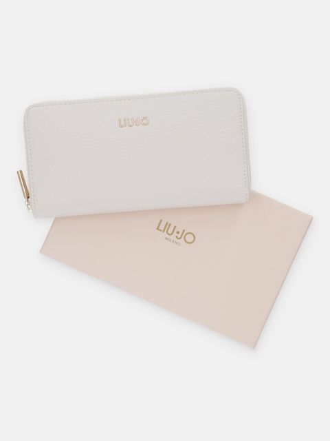 Liu Jo portfel damski kolor beżowy AA6170 E1109