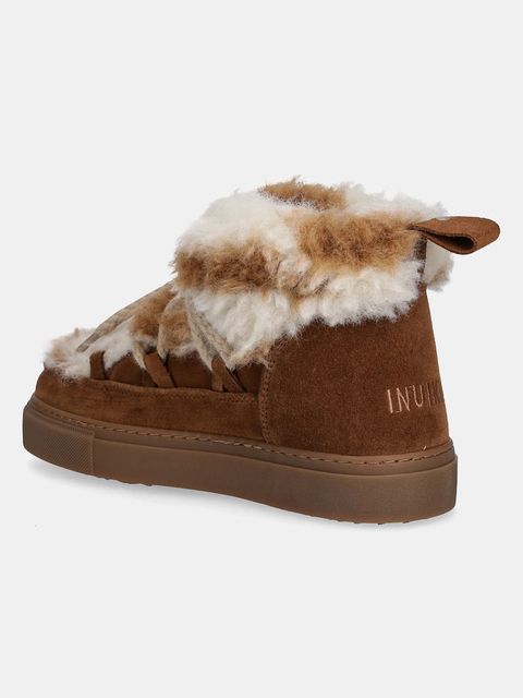 Inuikii śniegowce zamszowe Teddy Low kolor brązowy 1001.001.0321.106