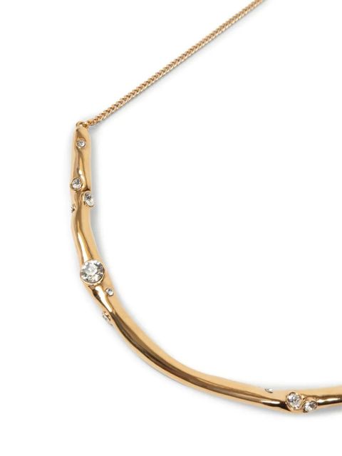 DRIES VAN NOTEN crystal-embellished necklace - Gold - zdjęcie produktu nr 2