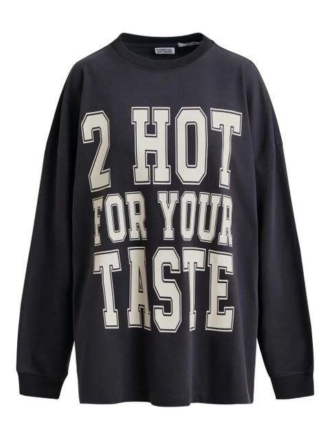 Essentiel Antwerp letter-print T-shirt - Blue - zdjęcie produktu nr 1