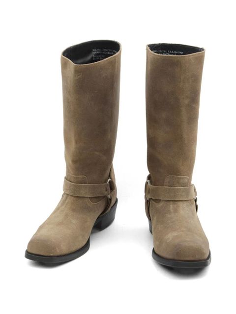 Golden Goose biker buckle strap boots - Neutrals