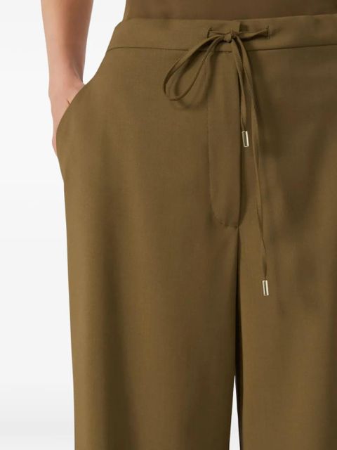 Max Mara drawstring palazzo pants - Brown