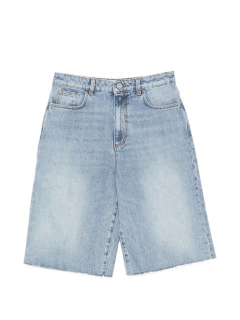 Róhe belt-loops shorts - Blue - zdjęcie produktu nr 1