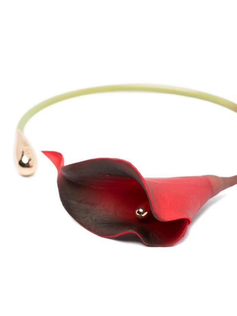 Cult Gaia calla-lily choker - Gold