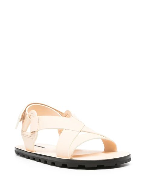 Jil Sander multi-strap leather sandals - Neutrals - zdjęcie produktu nr 2