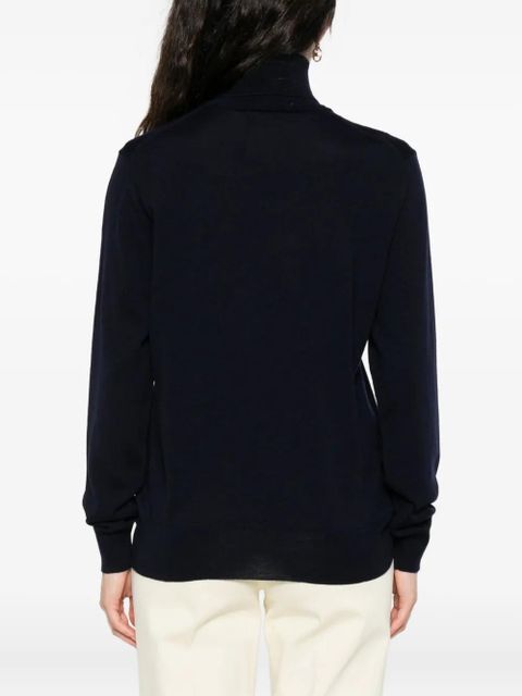 ETRO embroidered-logo sweater - Blue