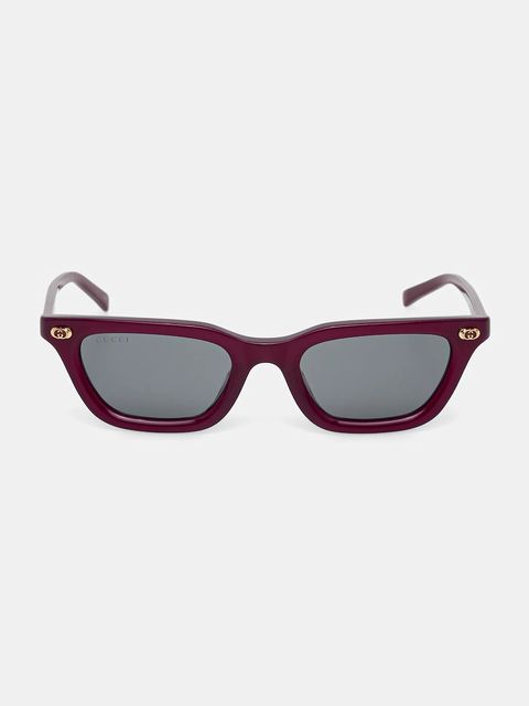 Gucci okulary przeciwsłoneczne damskie kolor fioletowy GG1944S